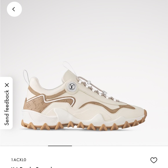 Louis Vuitton Cream and Tan Sneakers - Picture 3 of 6